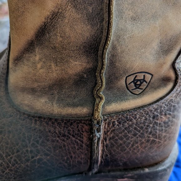 Ariat Men's Rugged Square Toe Western Style Boots-Work Boots US Mens Size 12 D - Picture 2 of 9